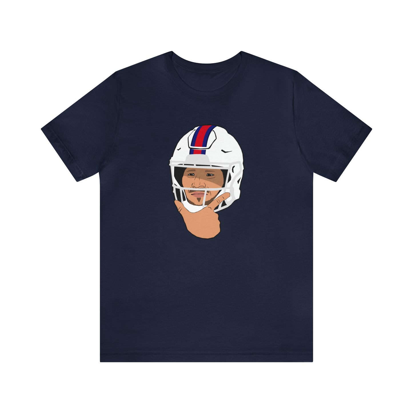 Josh Allen Thinking Emoji Bills T-Shirt