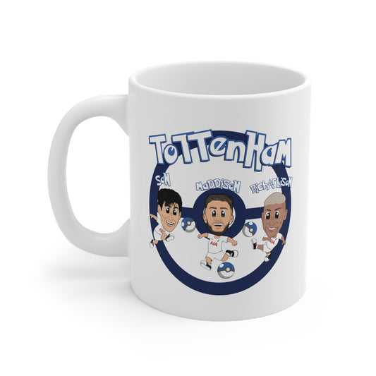 Tottenham Hotspur Evolution Coffee Mug (Son Hueng-min, James Maddison, Richarlison)
