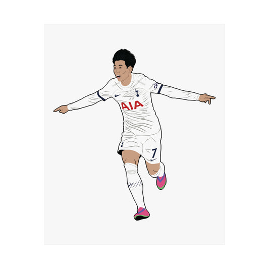 Son Heung-min Tottenham Poster