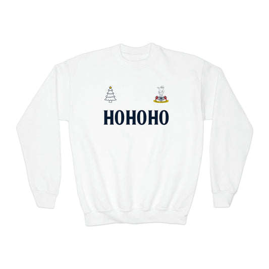 Youth Tottenham Retro Kit Christmas Jumper-Style Crewneck Sweatshirt