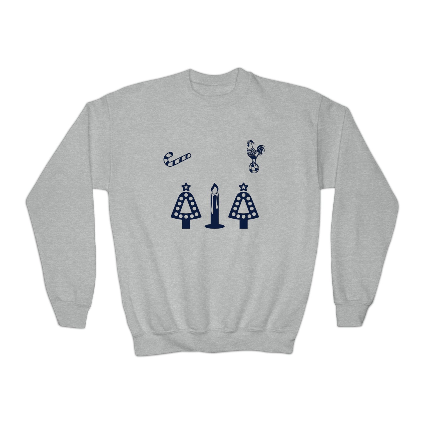 Youth Tottenham Kit Christmas Sweater-Style Crewneck Sweatshirt