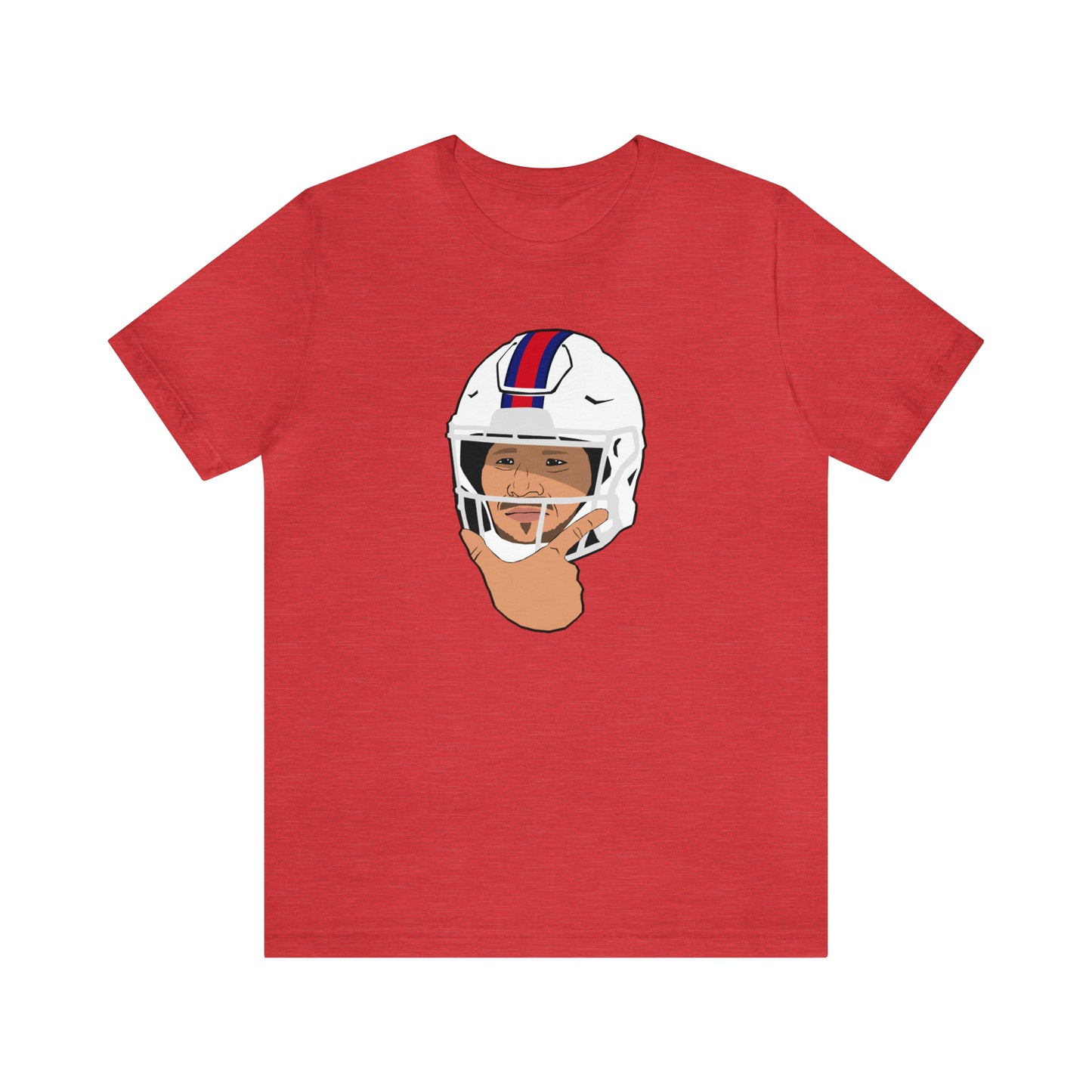 Josh Allen Thinking Emoji Bills T-Shirt