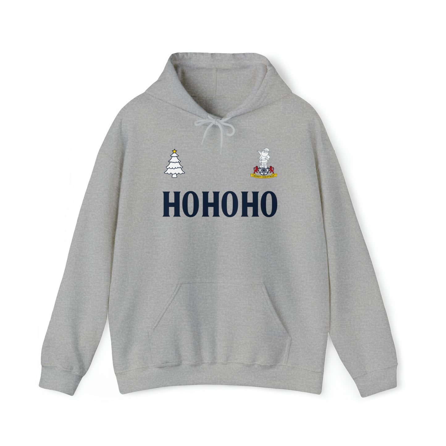 Tottenham Retro Kit Christmas Jumper-Style Hoodie