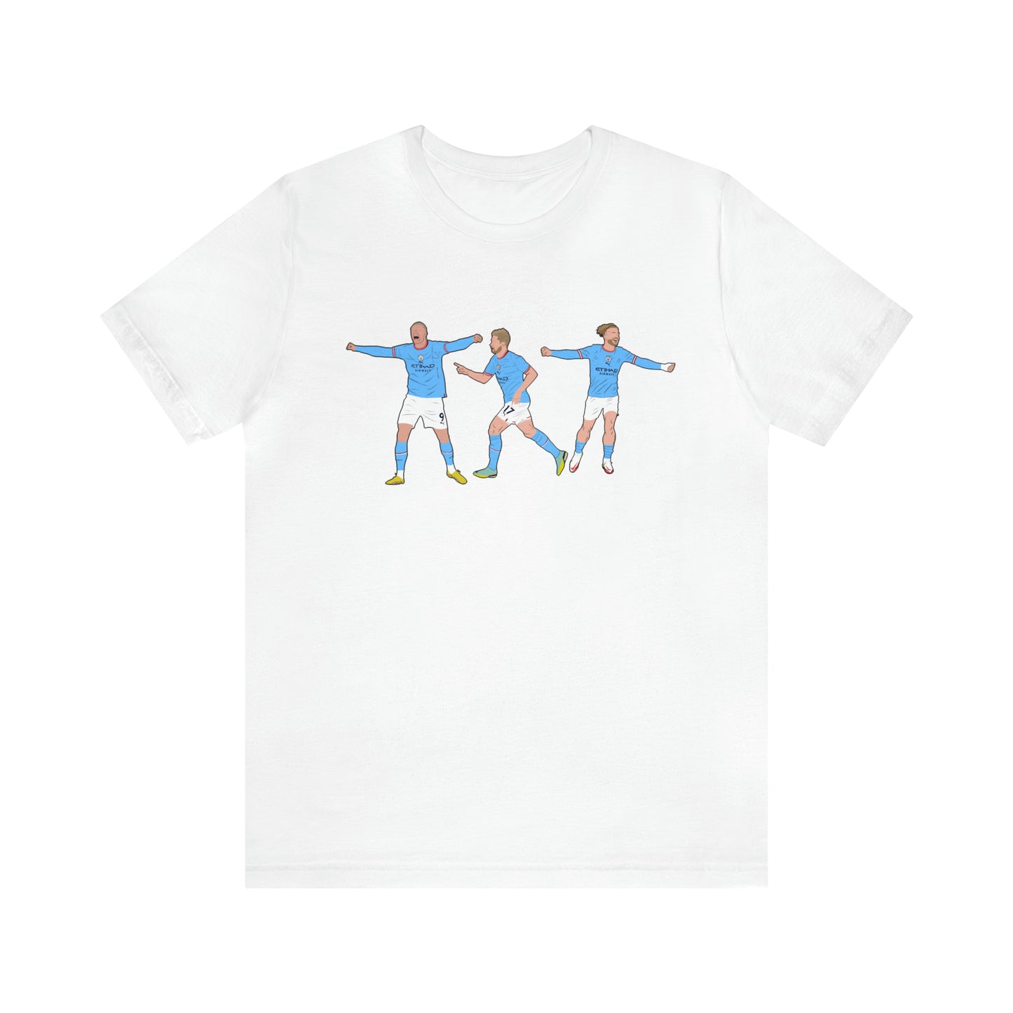 Erling Haaland Kevin De Bruyne Jack Grealish Manchester City T-Shirt