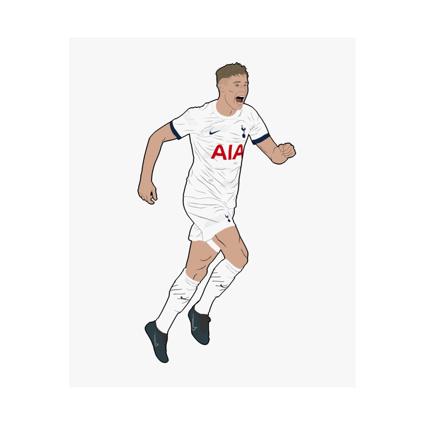 Micky van de Ven Tottenham Poster