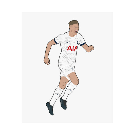 Micky van de Ven Tottenham Poster