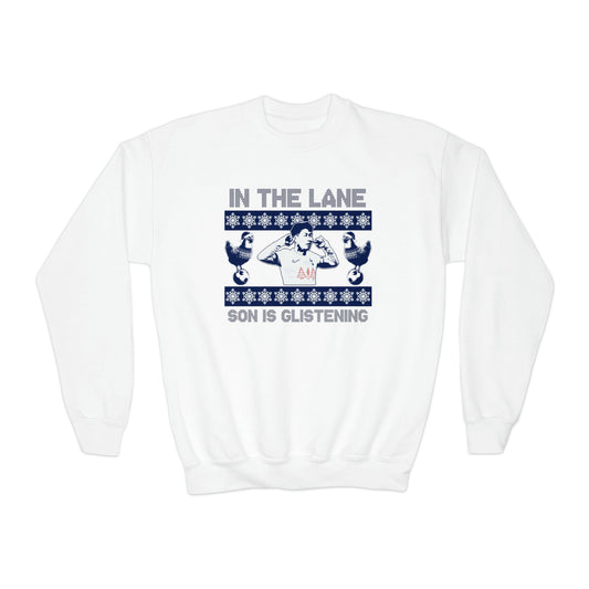 Youth Son Heung-min In The Lane Christmas Jumper-Style Crewneck Sweatshirt