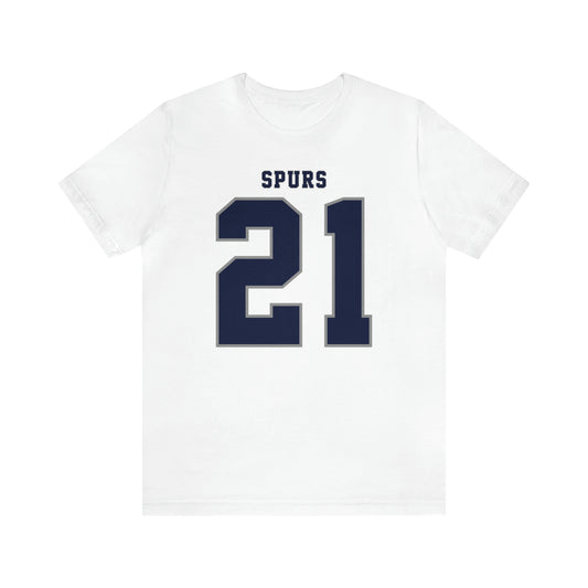 Dejan Kulusevski Tottenham American Football Style T-Shirt (front and back)