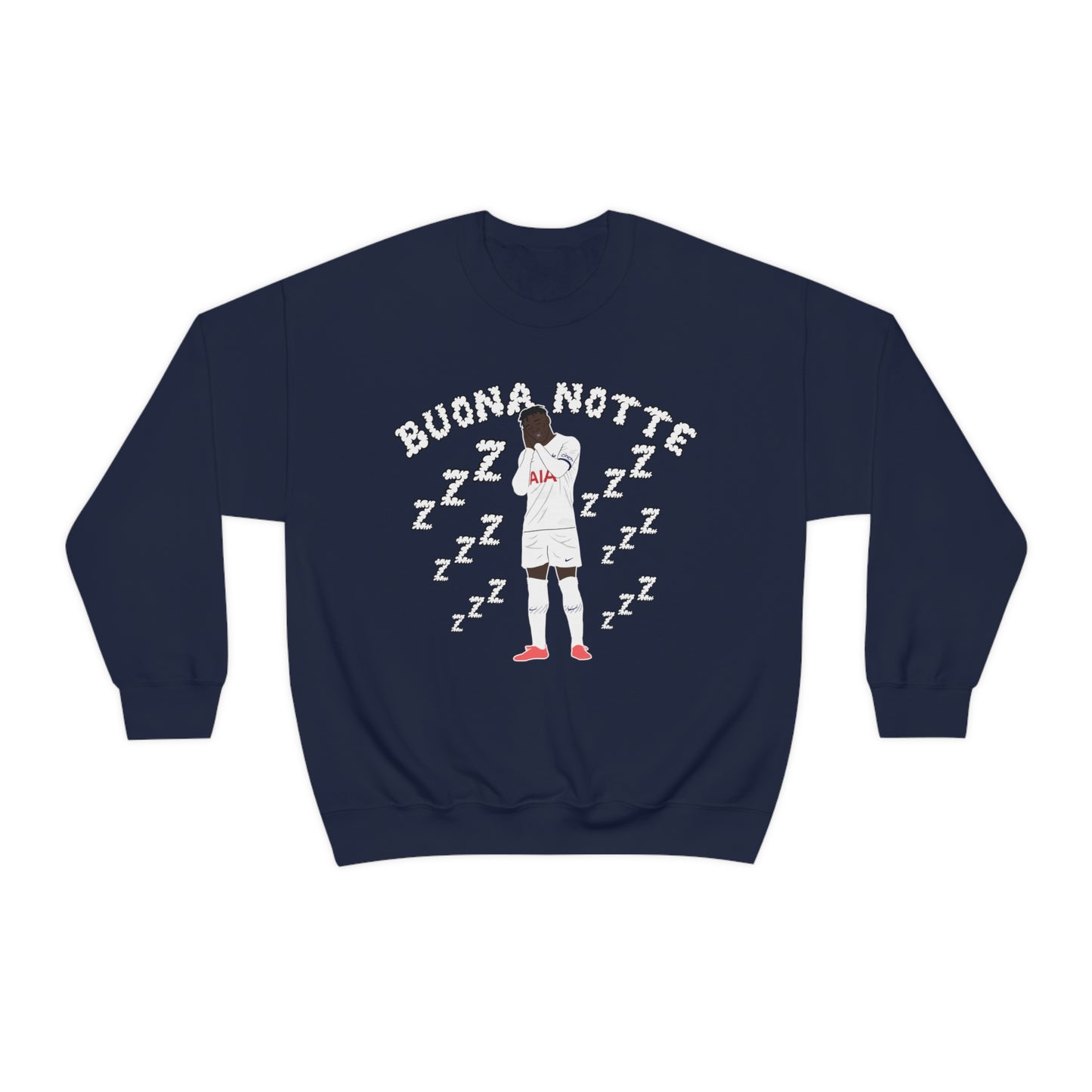 Destiny Udogie Buona Notte Tottenham Hotspur Crewneck Sweatshirt