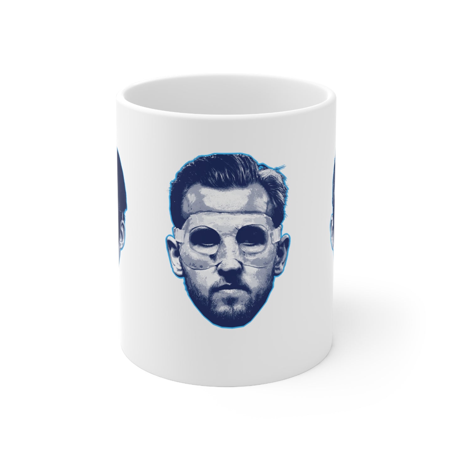 Tottenham Masked Men Son Heung-min Harry Kane Dejan Kulusevski Coffee Mug