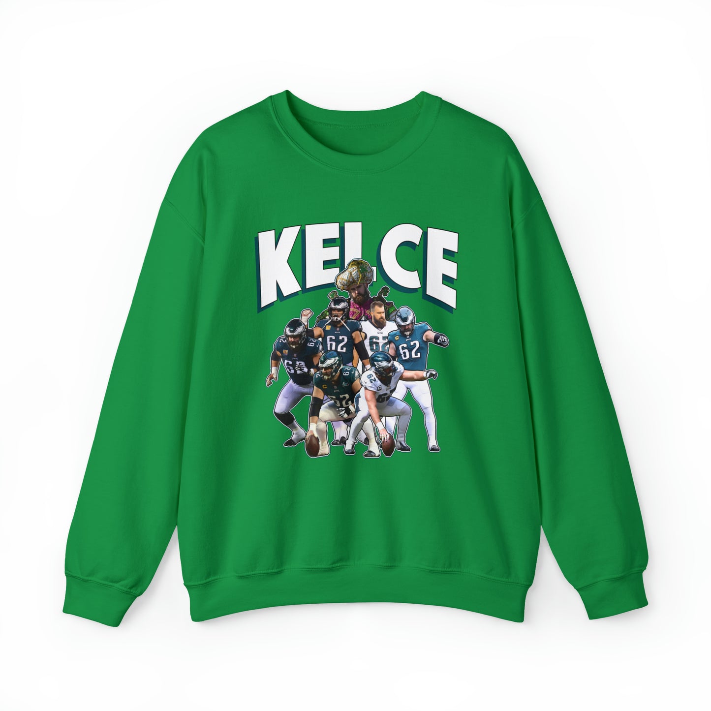 Jason Kelce Philadelphia Eagles Crewneck Sweatshirt