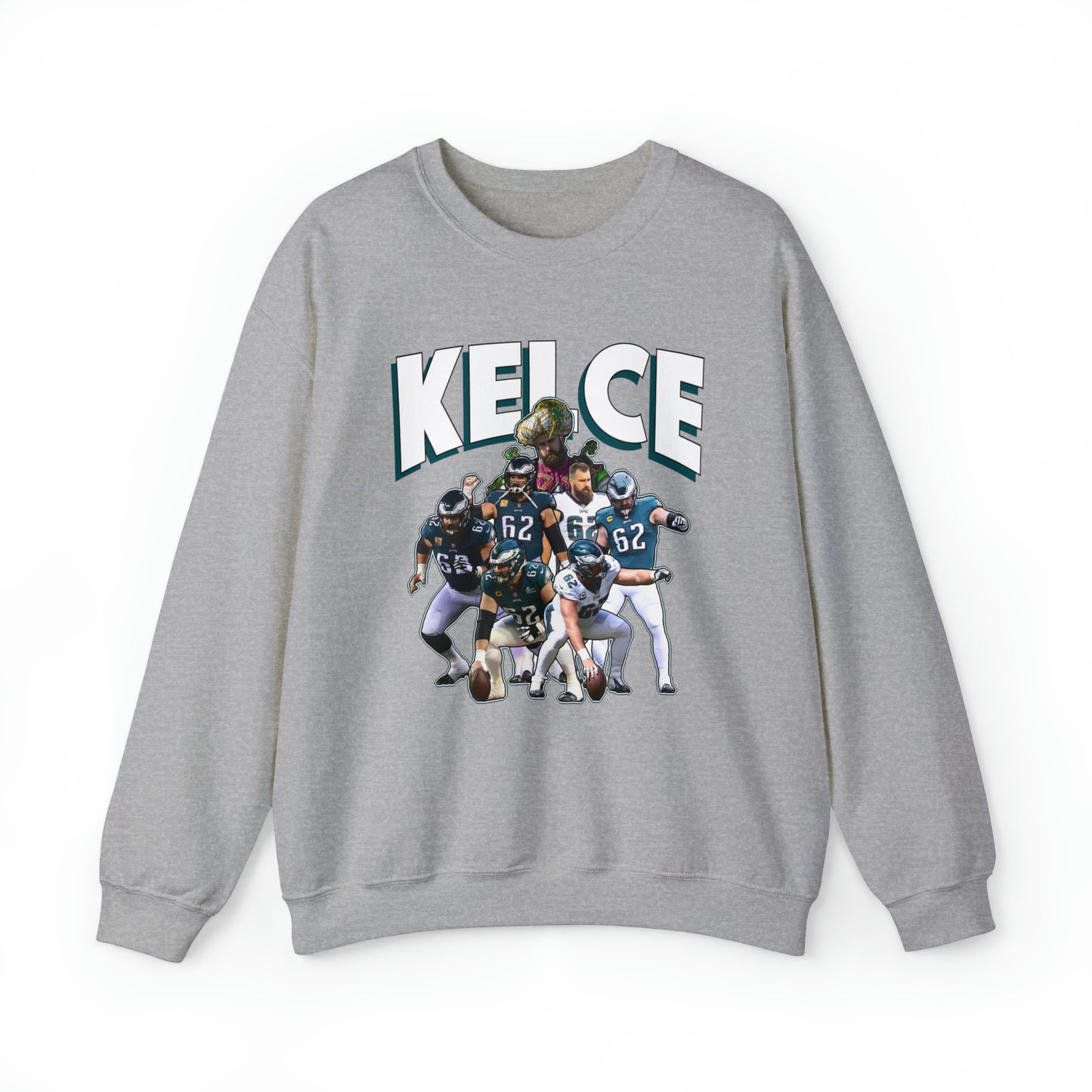 Jason Kelce Philadelphia Eagles Crewneck Sweatshirt