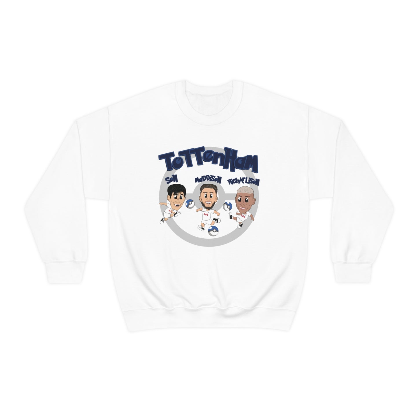 Tottenham Hotspur Evolution Crewneck Sweatshirt (Son Hueng-min, James Maddison, Richarlison)