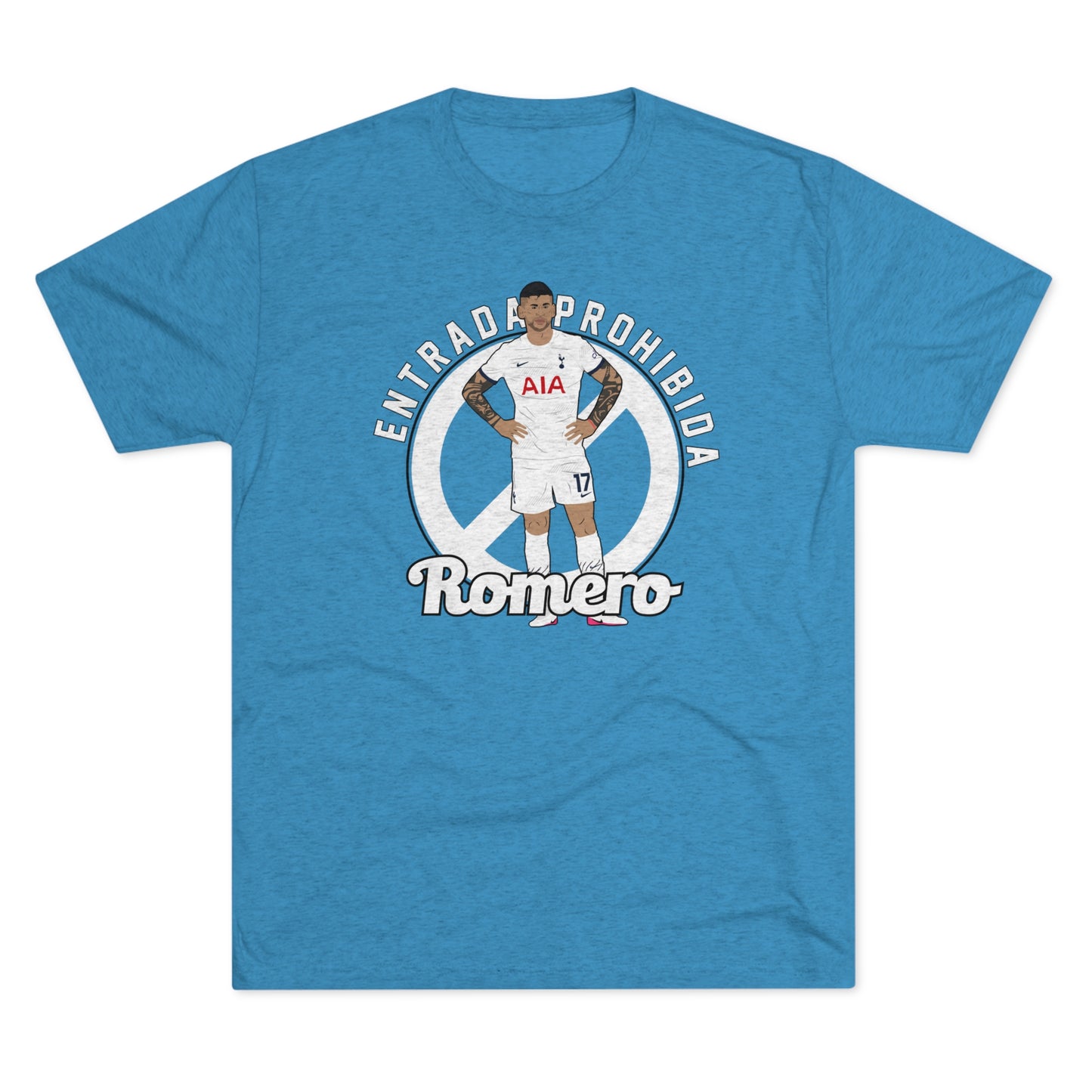 Cristian Romero Entrada Prohibida Tri-Blend Crew Tee