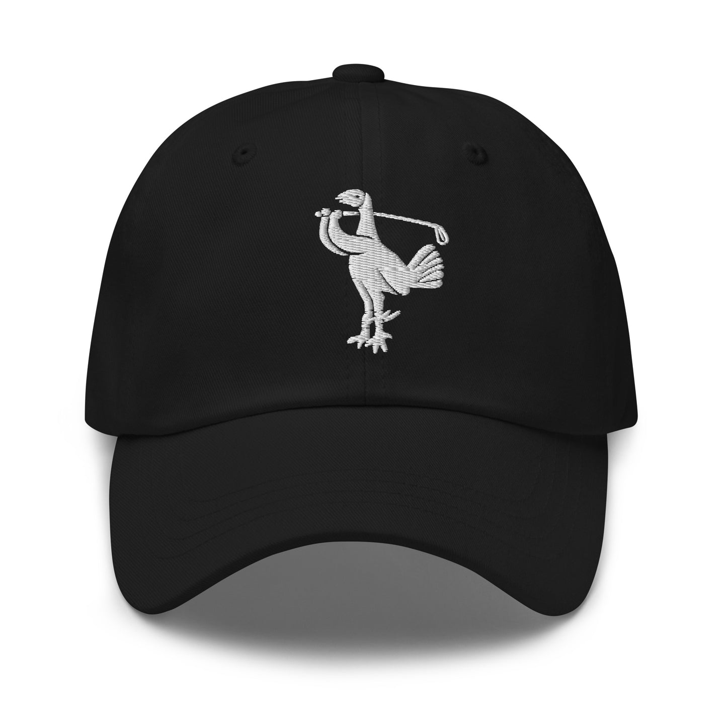 Retro Golfing Cockerel Dad Hat