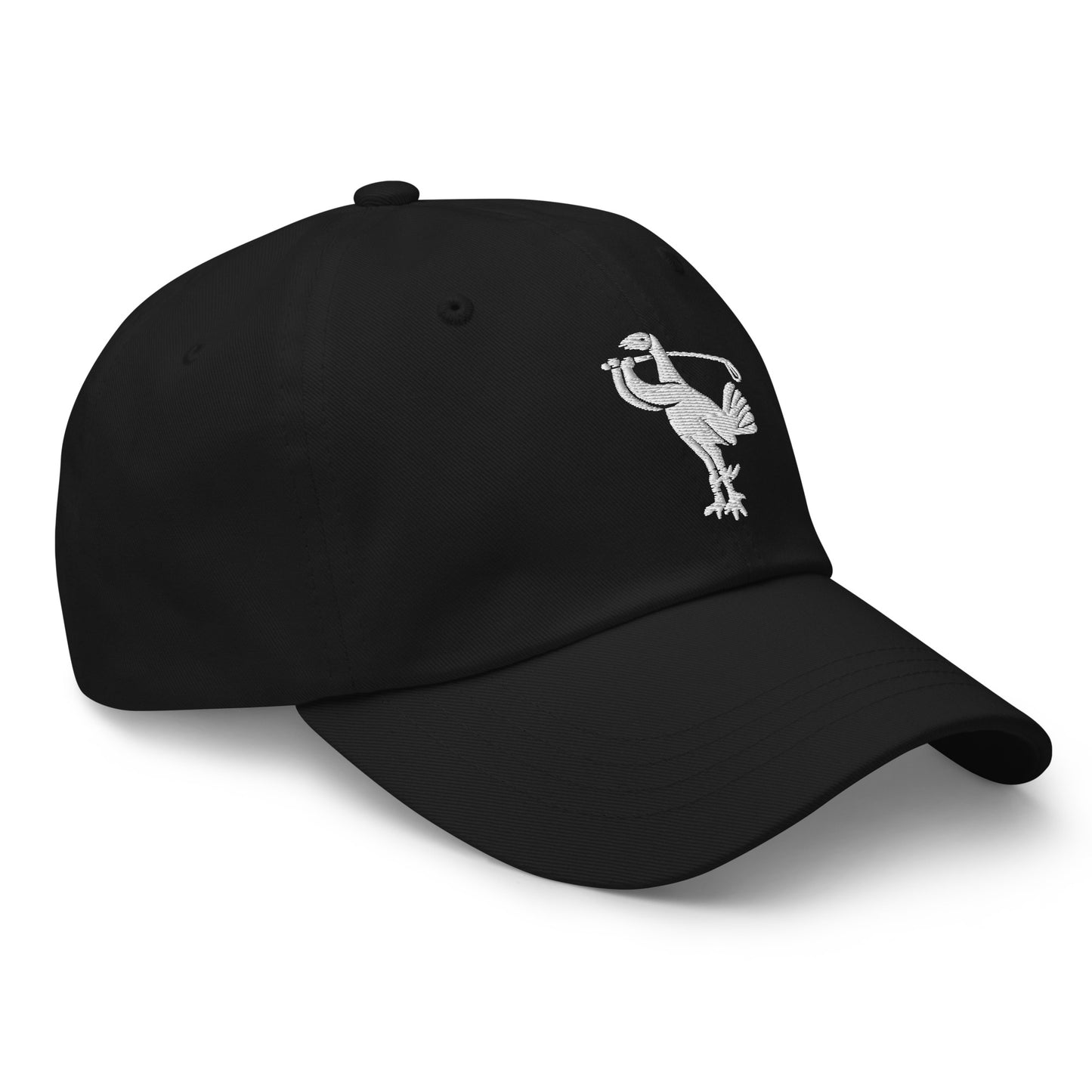 Retro Golfing Cockerel Dad Hat