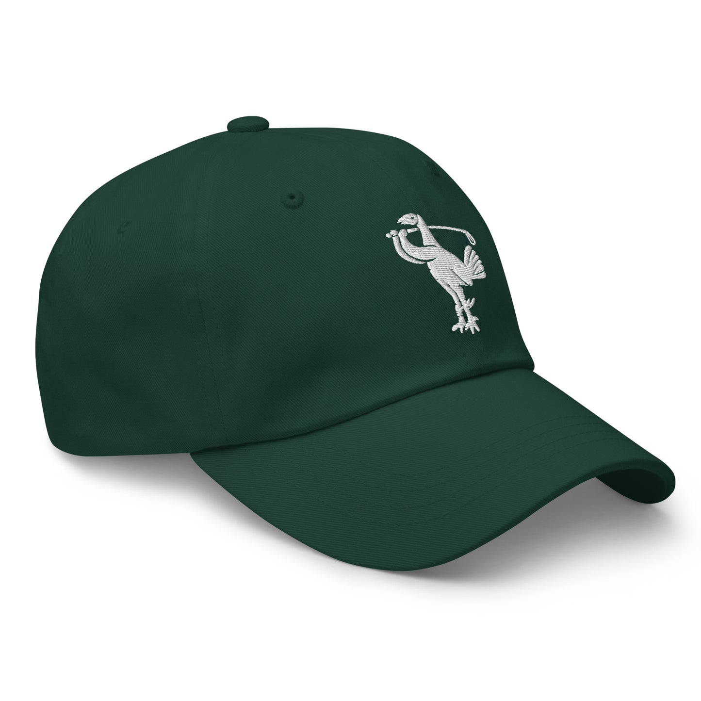 Retro Golfing Cockerel Dad Hat