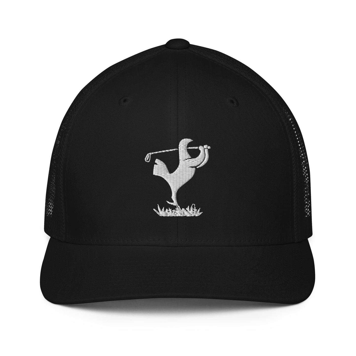 Golfing Cockerel Tottenham Flex Fit Closed Back Hat