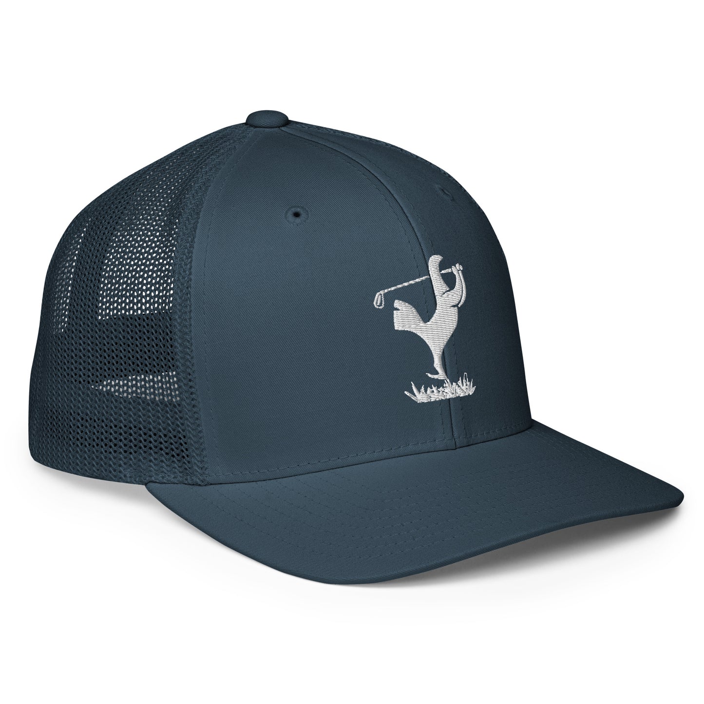 Golfing Cockerel Tottenham Flex Fit Closed Back Hat