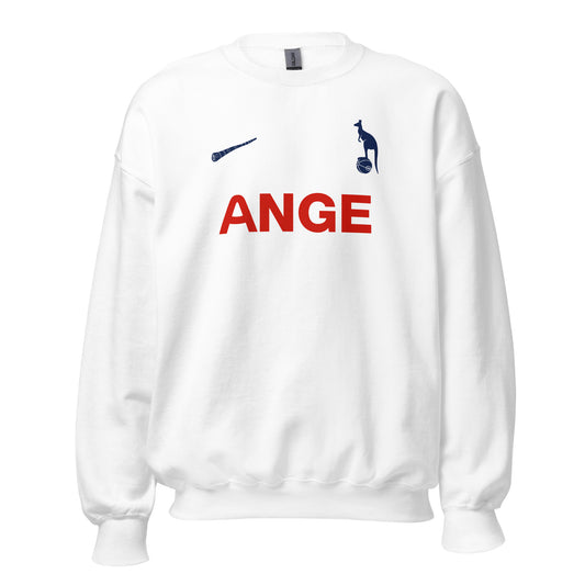 Ange Postecoglou Aussie Tottenham Kit Crewneck Sweatshirt