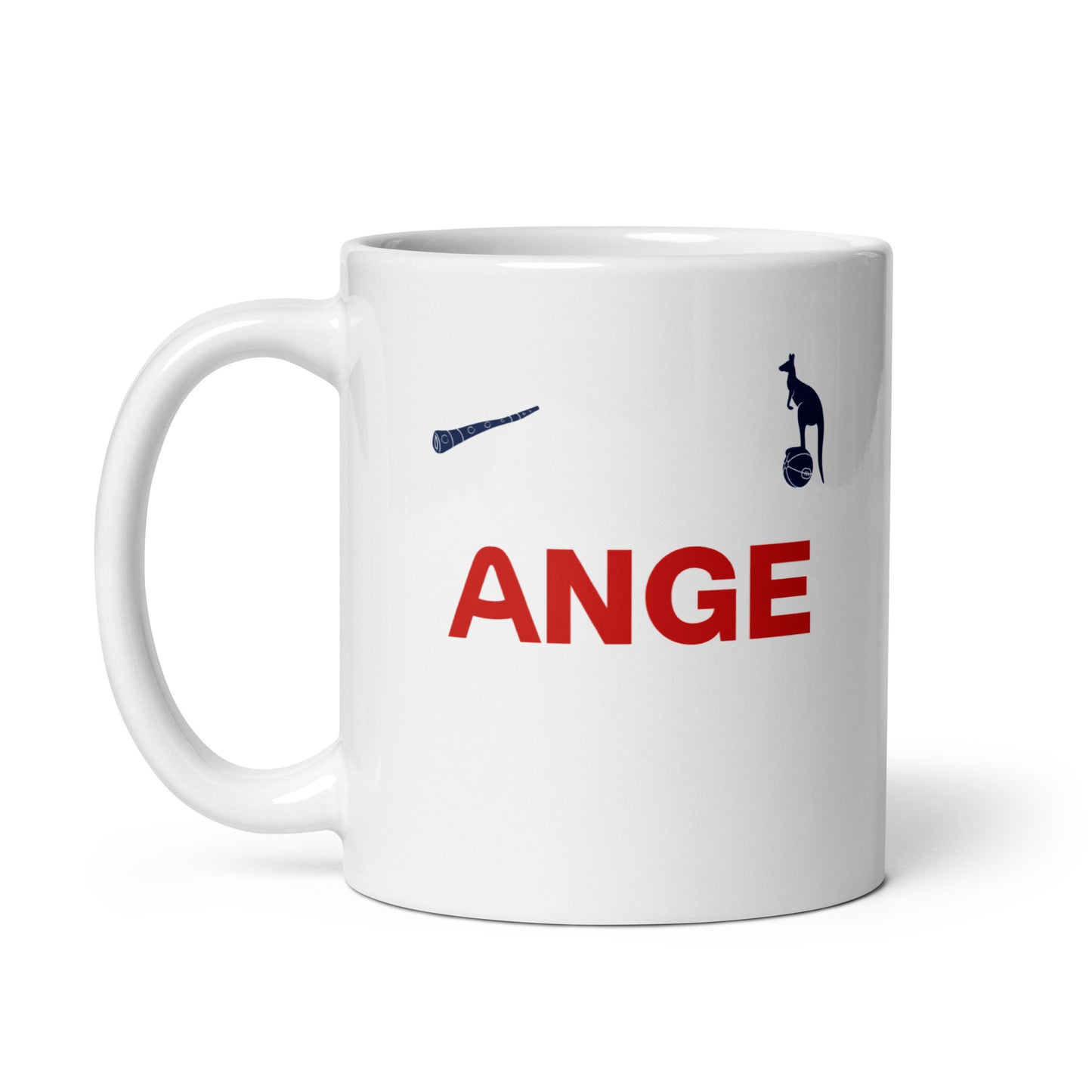 Ange Postecoglou Aussie Tottenham Kit Coffee Mug