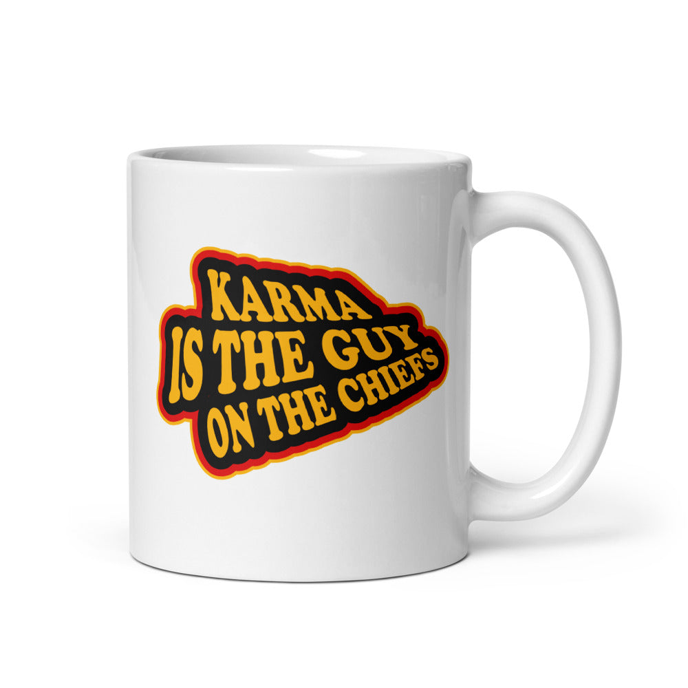 Karma Is The Guy On The Chiefs Kelce Swift Arrowhead Coffee ug