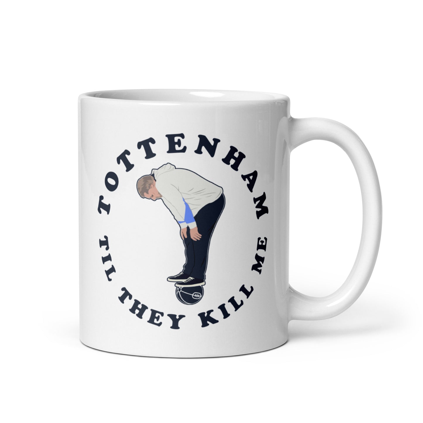 Ange Postecoglou Tottenham Til They Kill Me Coffee Mug