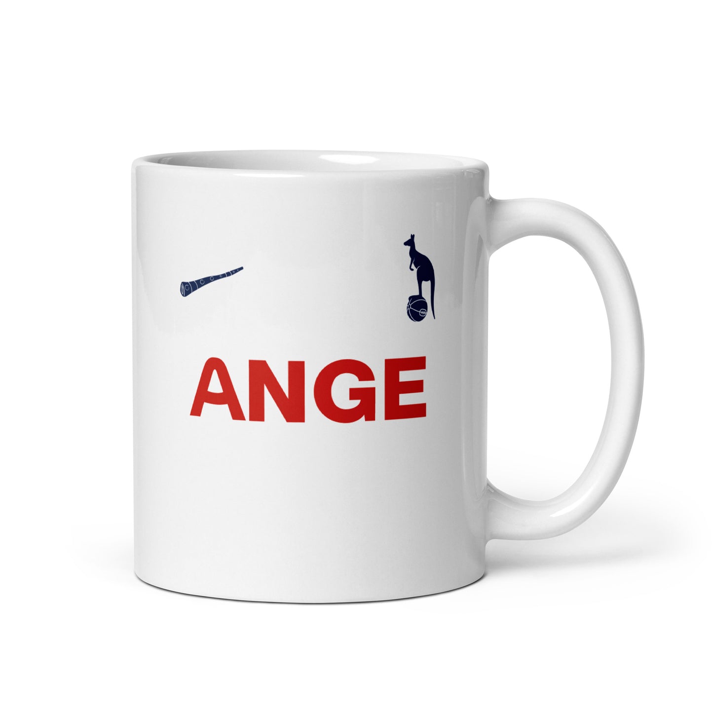 Ange Postecoglou Aussie Tottenham Kit Coffee Mug