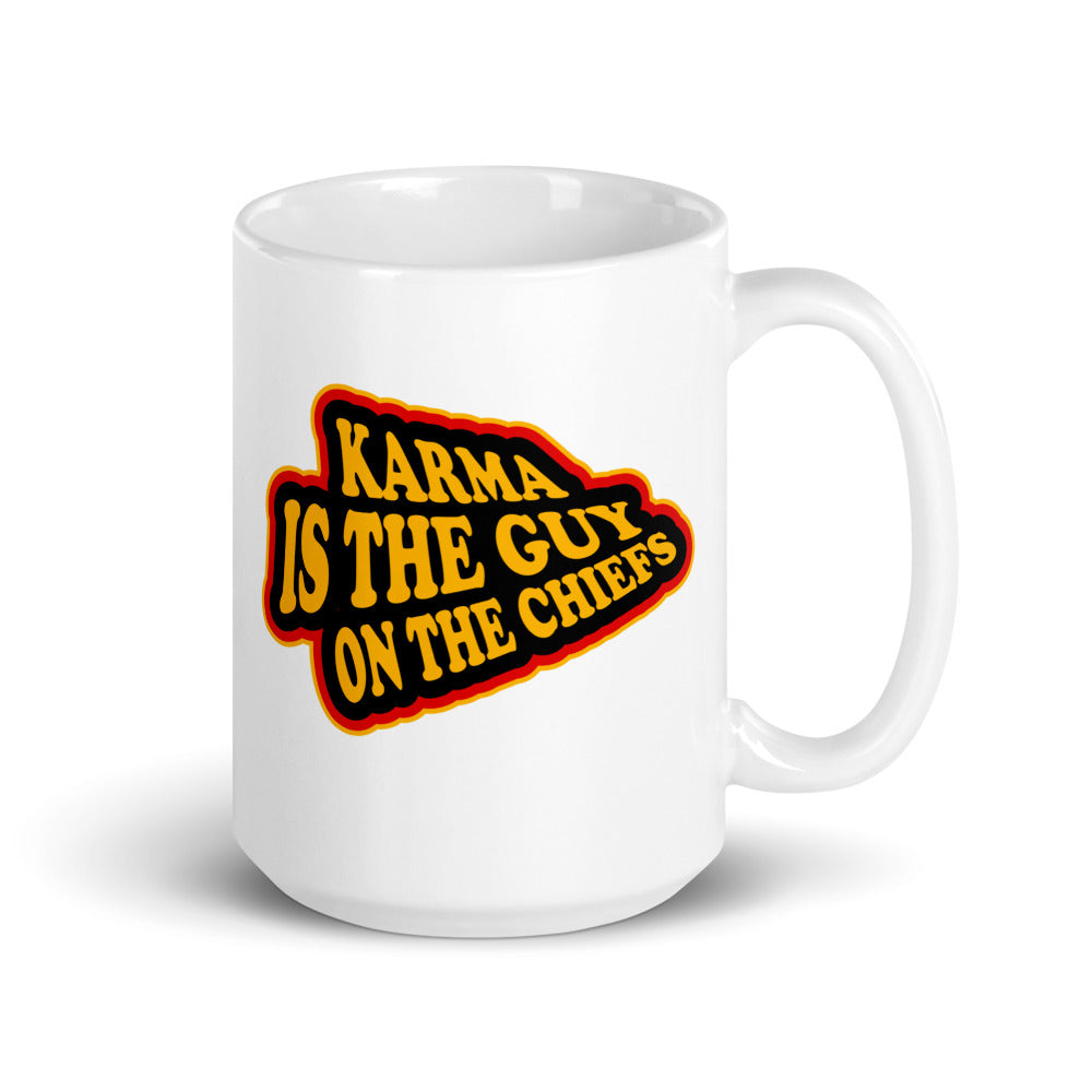 Karma Is The Guy On The Chiefs Kelce Swift Arrowhead Coffee ug