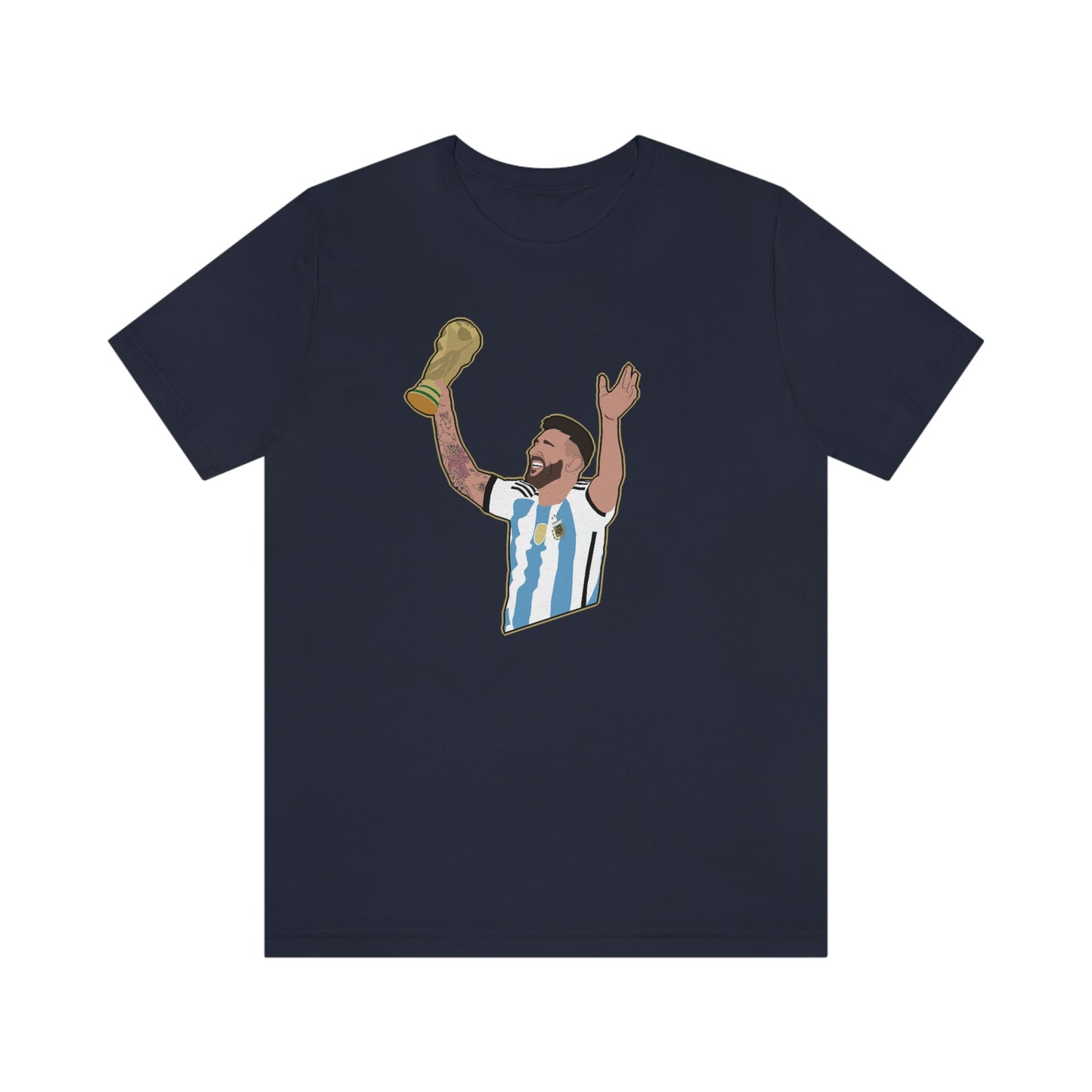 Lionel Messi Argentina World Cup Trophy 2022 T-Shirt