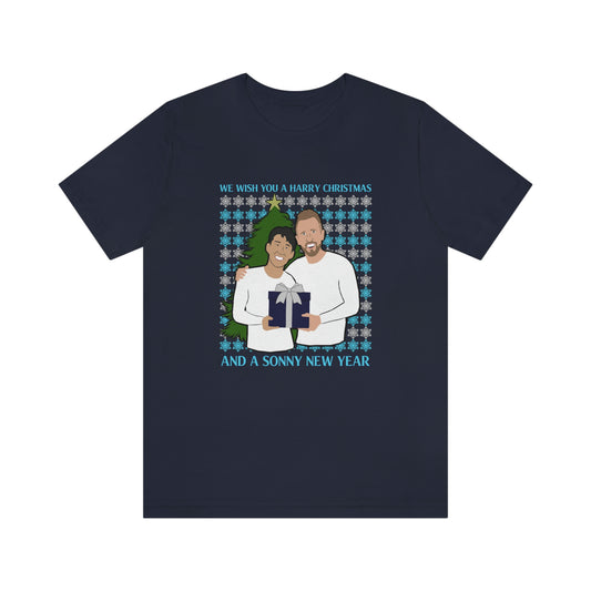 Harry Kane Son Heung-min Tottenham Hotspur Christmas Sweater Style T-Shirt