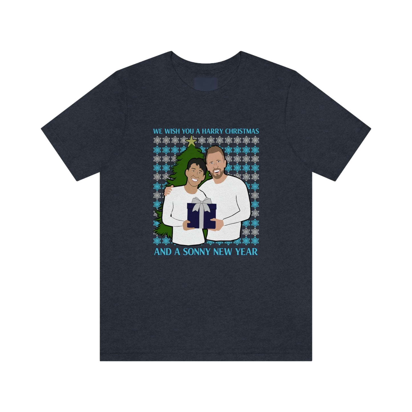 Harry Kane Son Heung-min Tottenham Hotspur Christmas Sweater Style T-Shirt