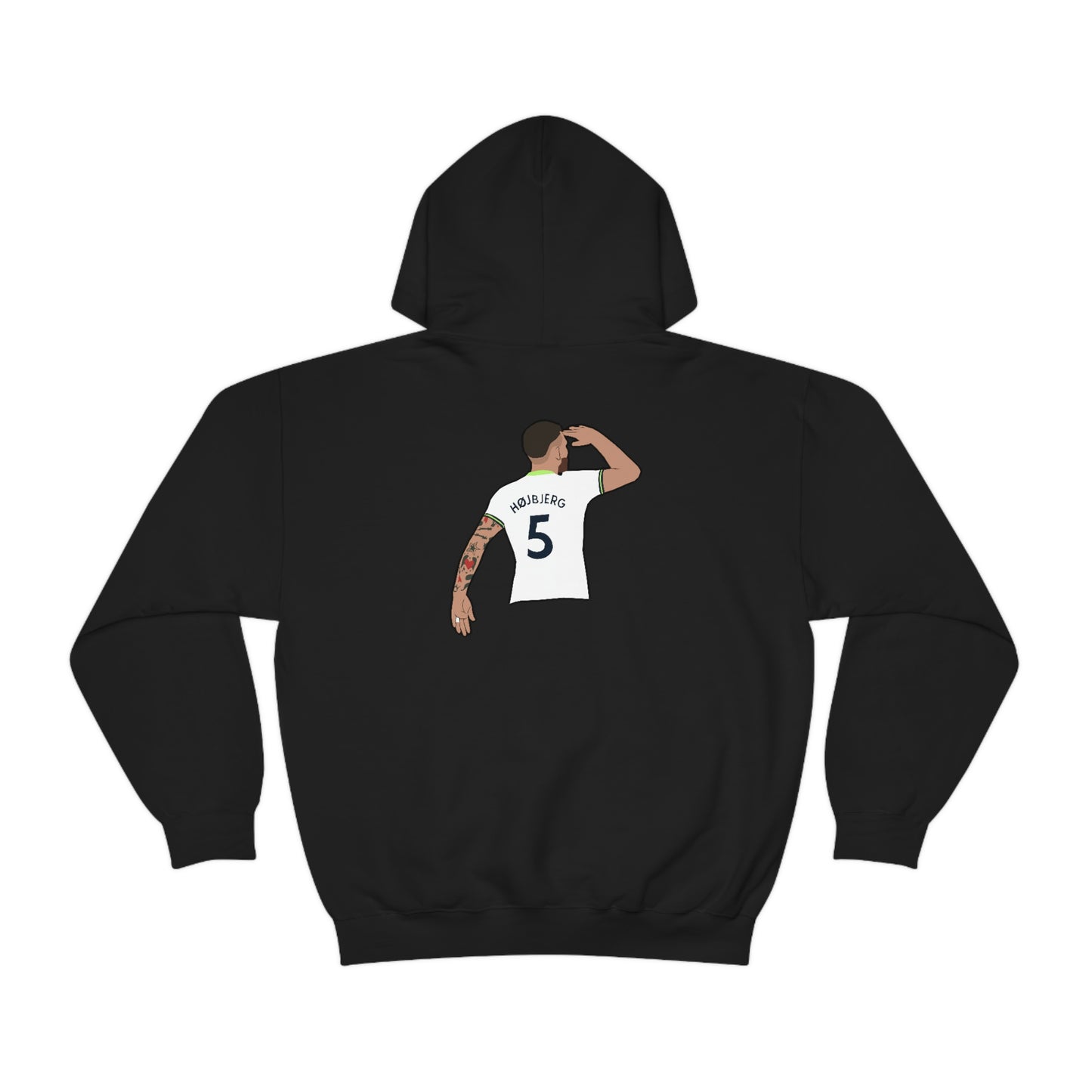 Pierre-Emile Hojbjerg Salute Tottenham Hotspur Hoodie (Design on front and back)