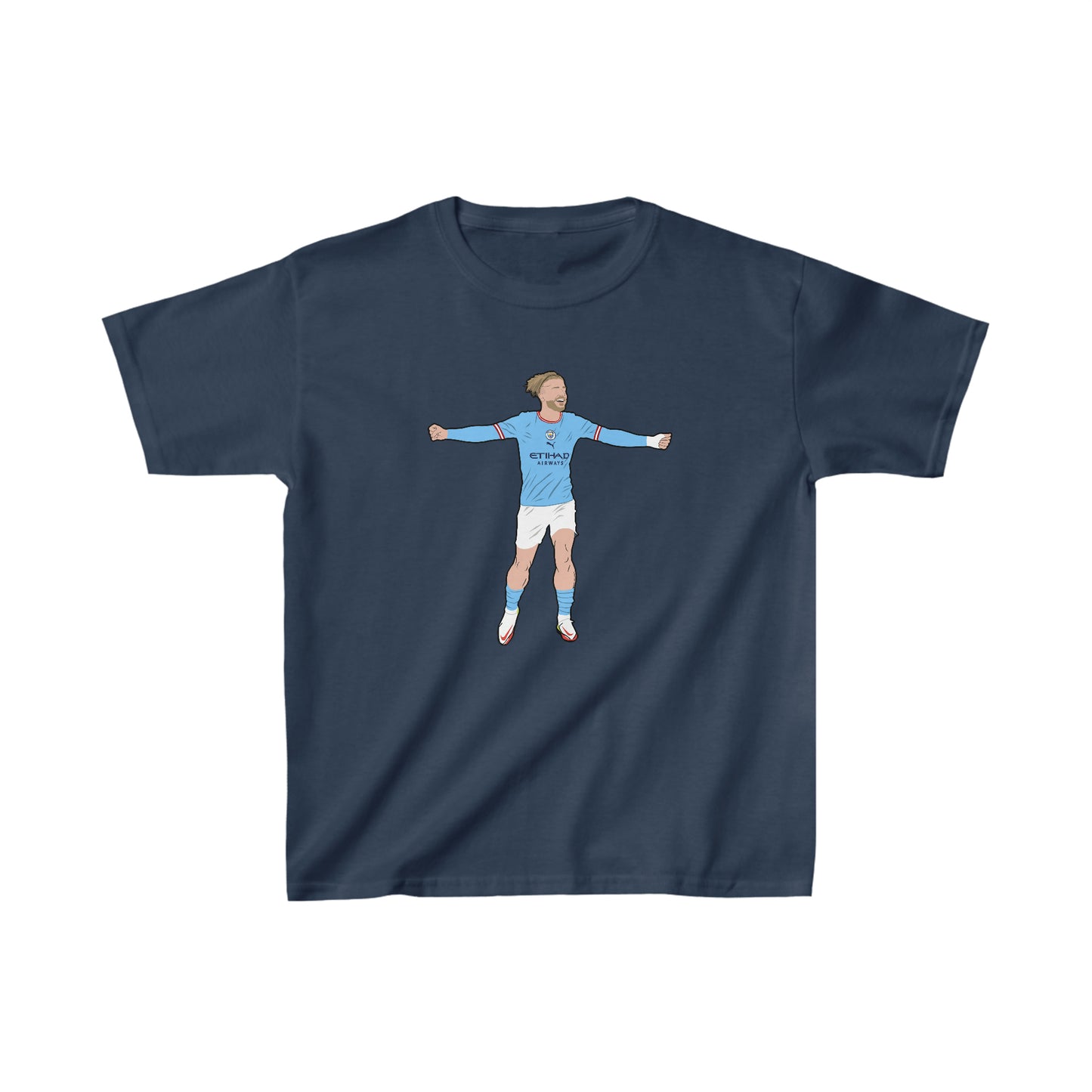 Kids Manchester City T-Shirt Jack Grealish