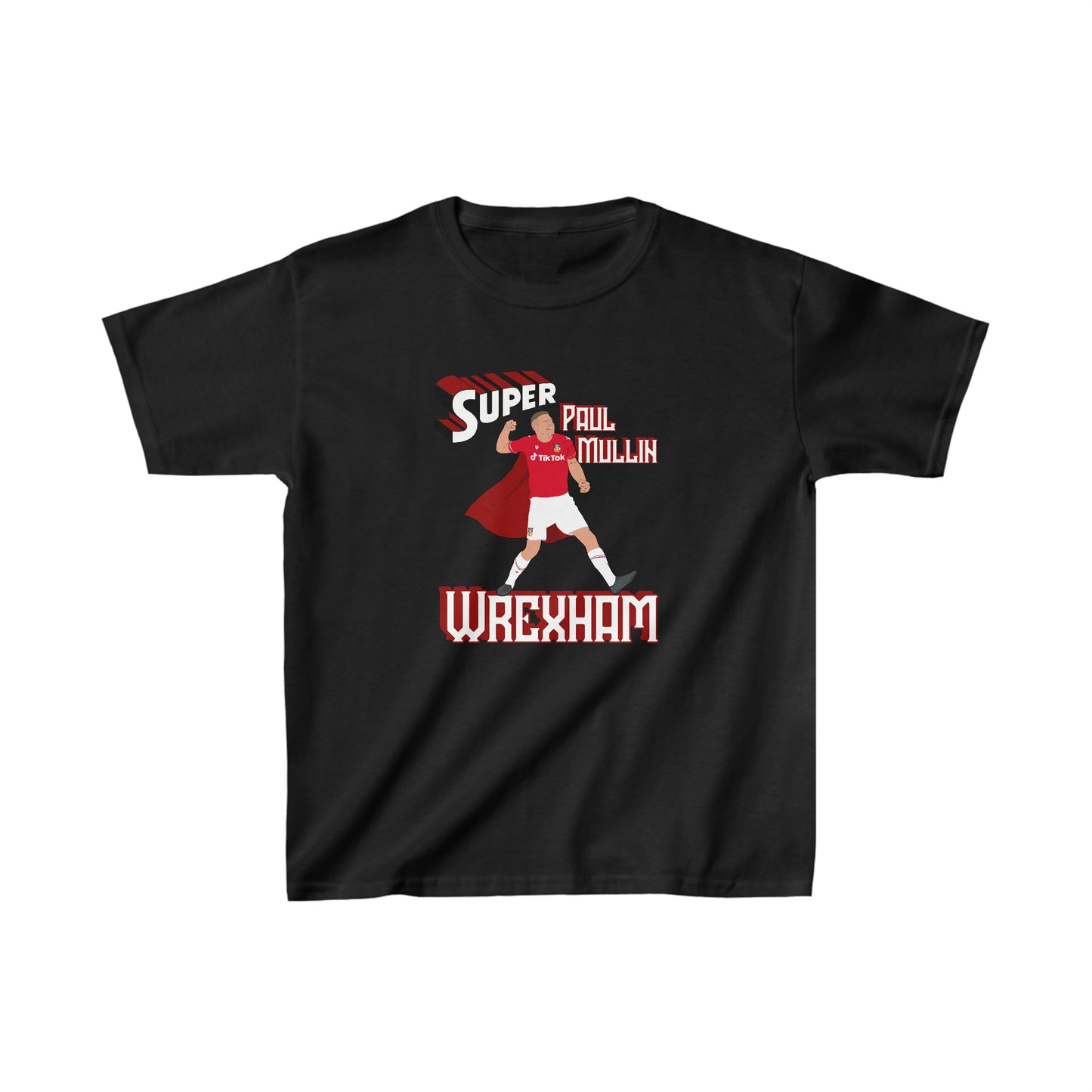 Kids Wrexham T-Shirt Super Paul Mullin