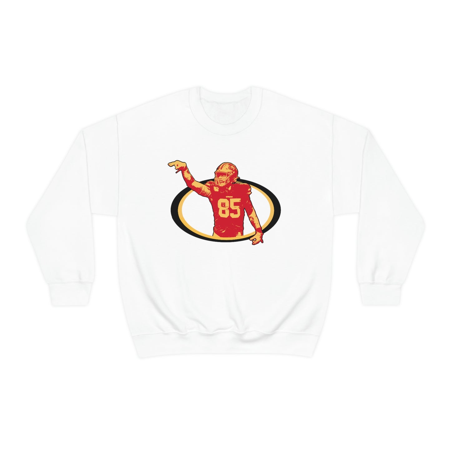 George Kittle San Francisco 49ers Cero Miedo Celebration Crewneck Sweatshirt