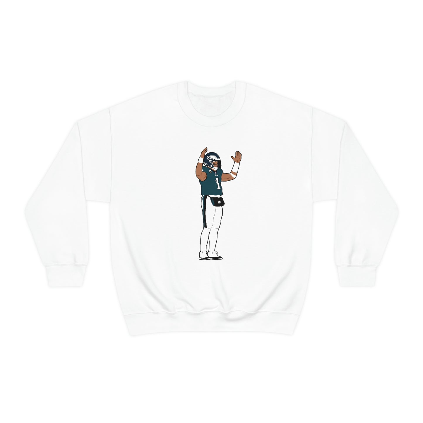 Jalen Hurts Philadelphia Eagles Crewneck Sweatshirt