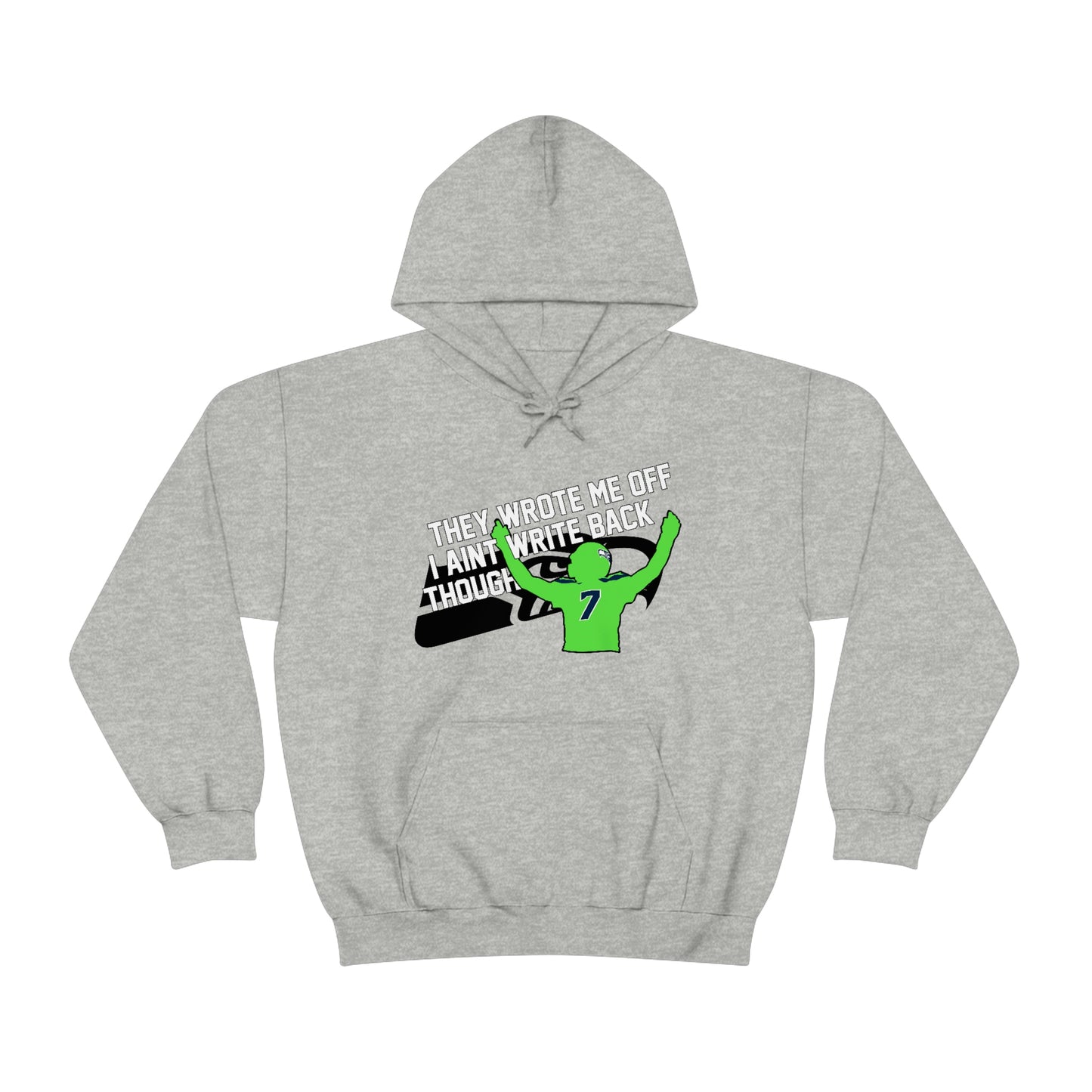 Geno Smith "They Wrote Me Off" Seattle Seahawks Hoodie
