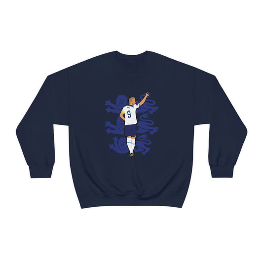 Harry Kane England Three Lions Crewneck Sweatshirt