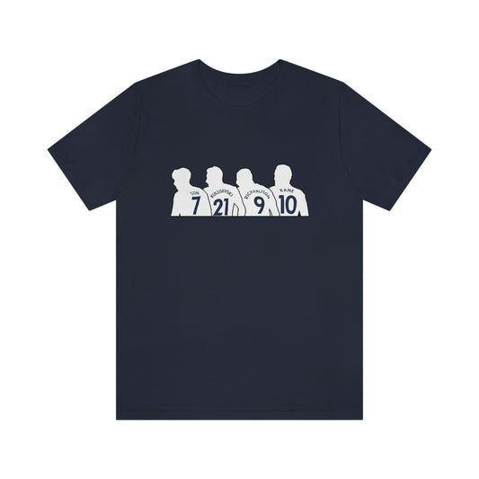 Tottenham Hotspur Attackers Son Heung-min Dejan Kulusevski Richarlison Harry Kane T-Shirt