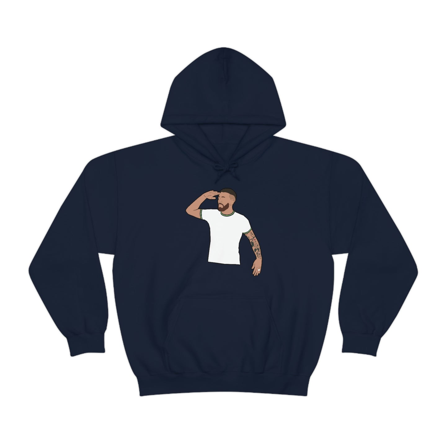 Pierre-Emile Hojbjerg Salute Tottenham Hotspur Hoodie (Design on front and back)