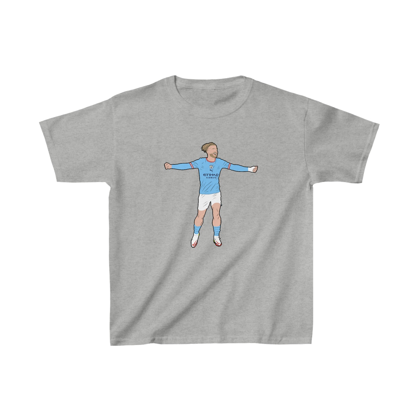 Kids Manchester City T-Shirt Jack Grealish