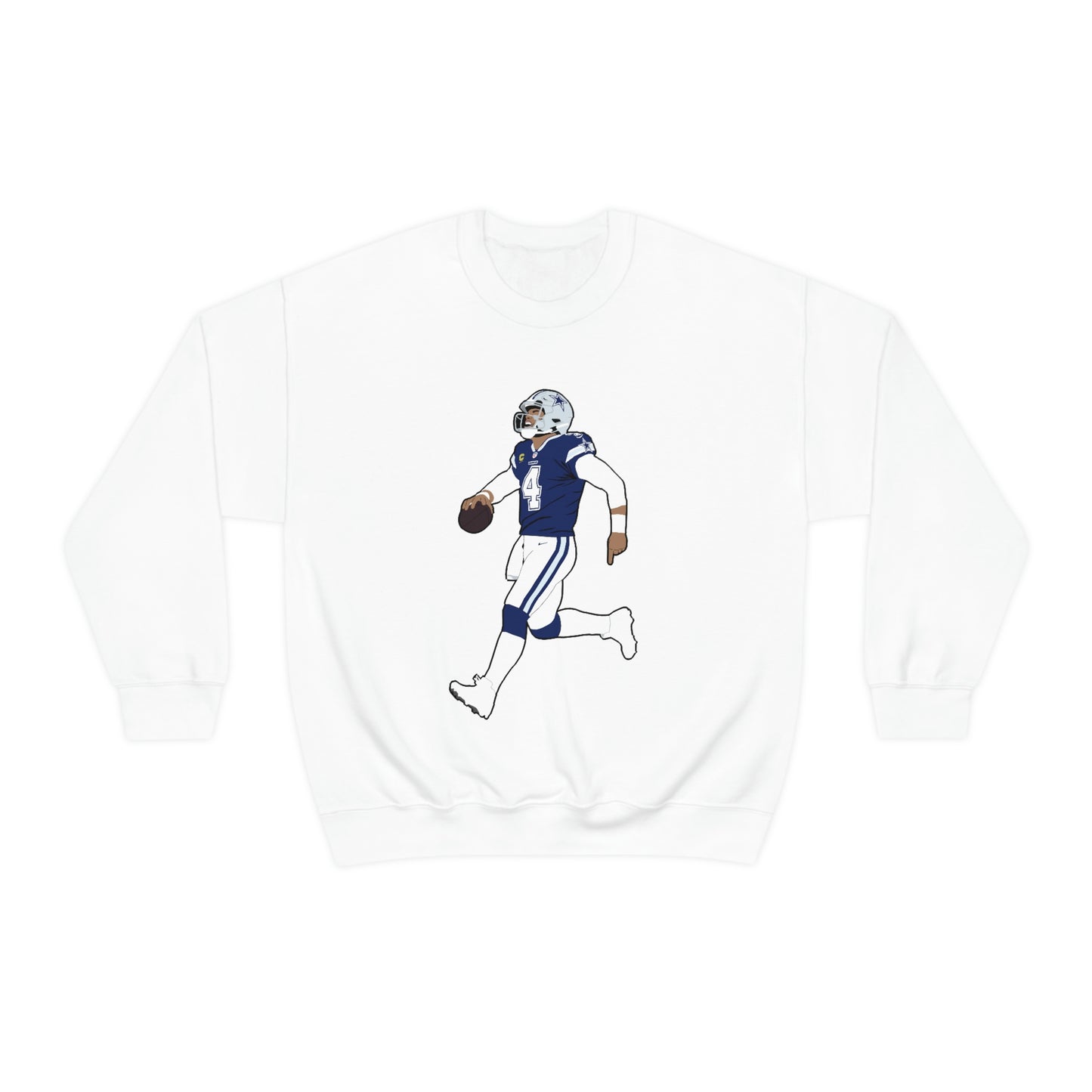 Dak Prescott Dallas Cowboys Crewneck Sweatshirt