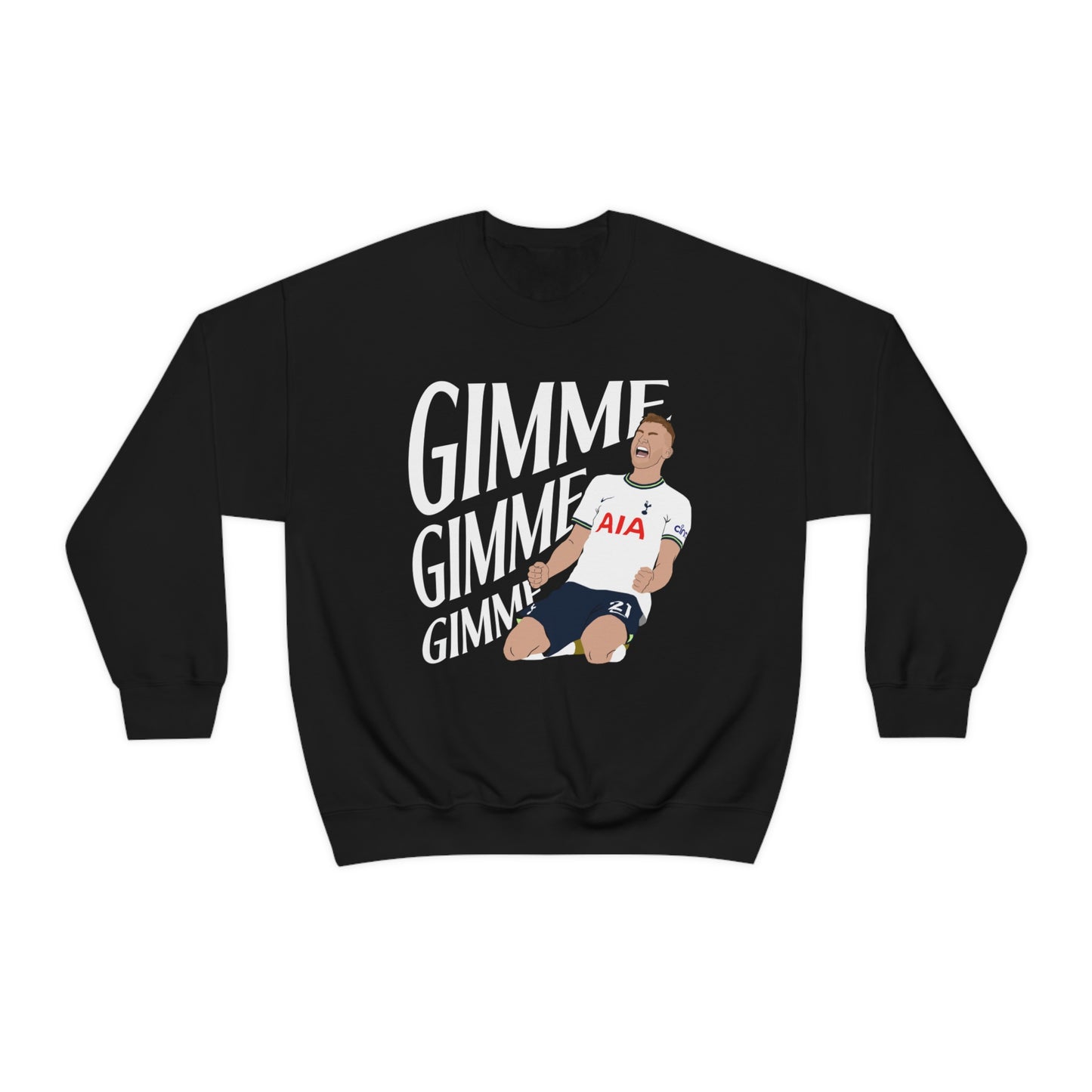 Dejan Kulusevski Gimme Gimme Gimme A Ginger From Sweden Tottenham Hotspur Crewneck Sweatshirt