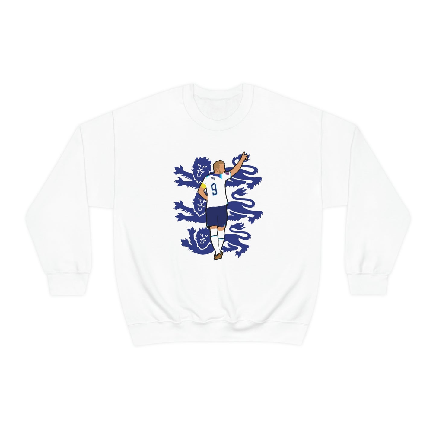 Harry Kane England Three Lions Crewneck Sweatshirt