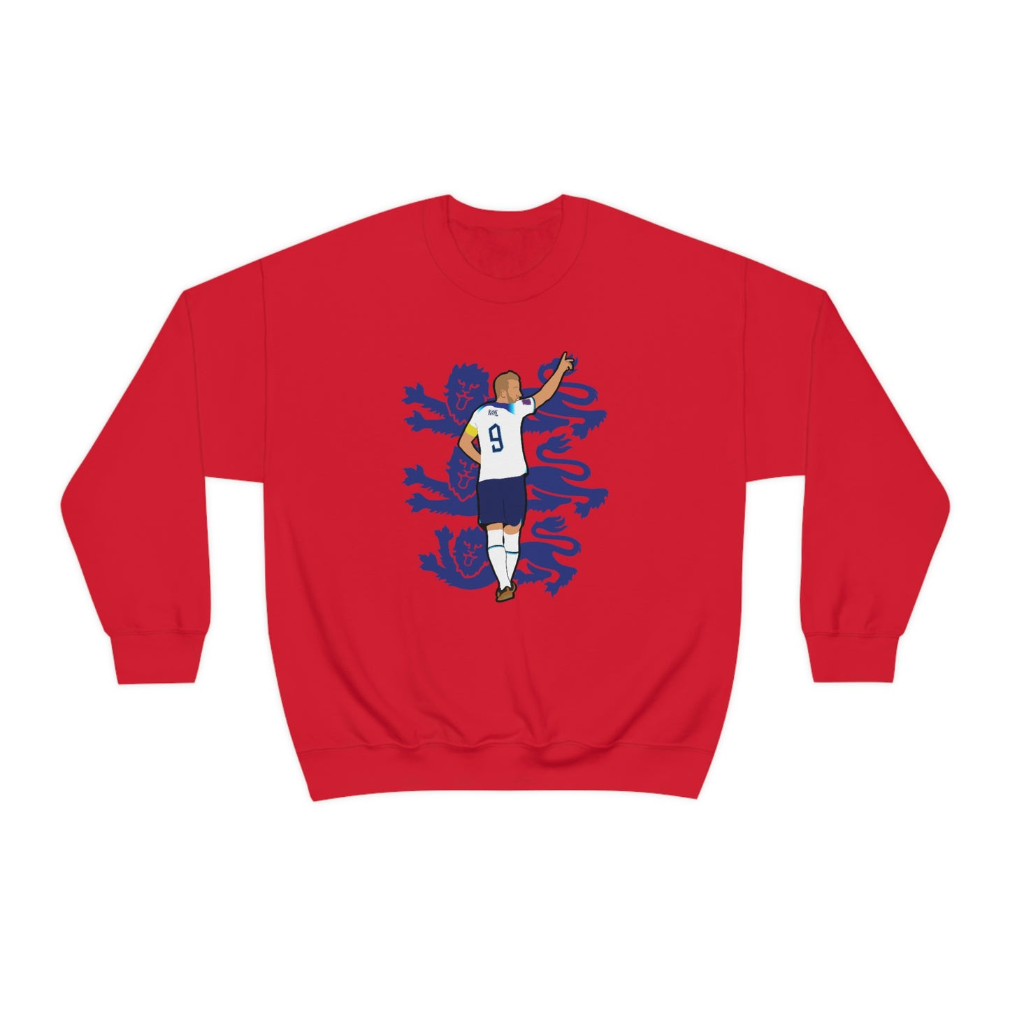 Harry Kane England Three Lions Crewneck Sweatshirt