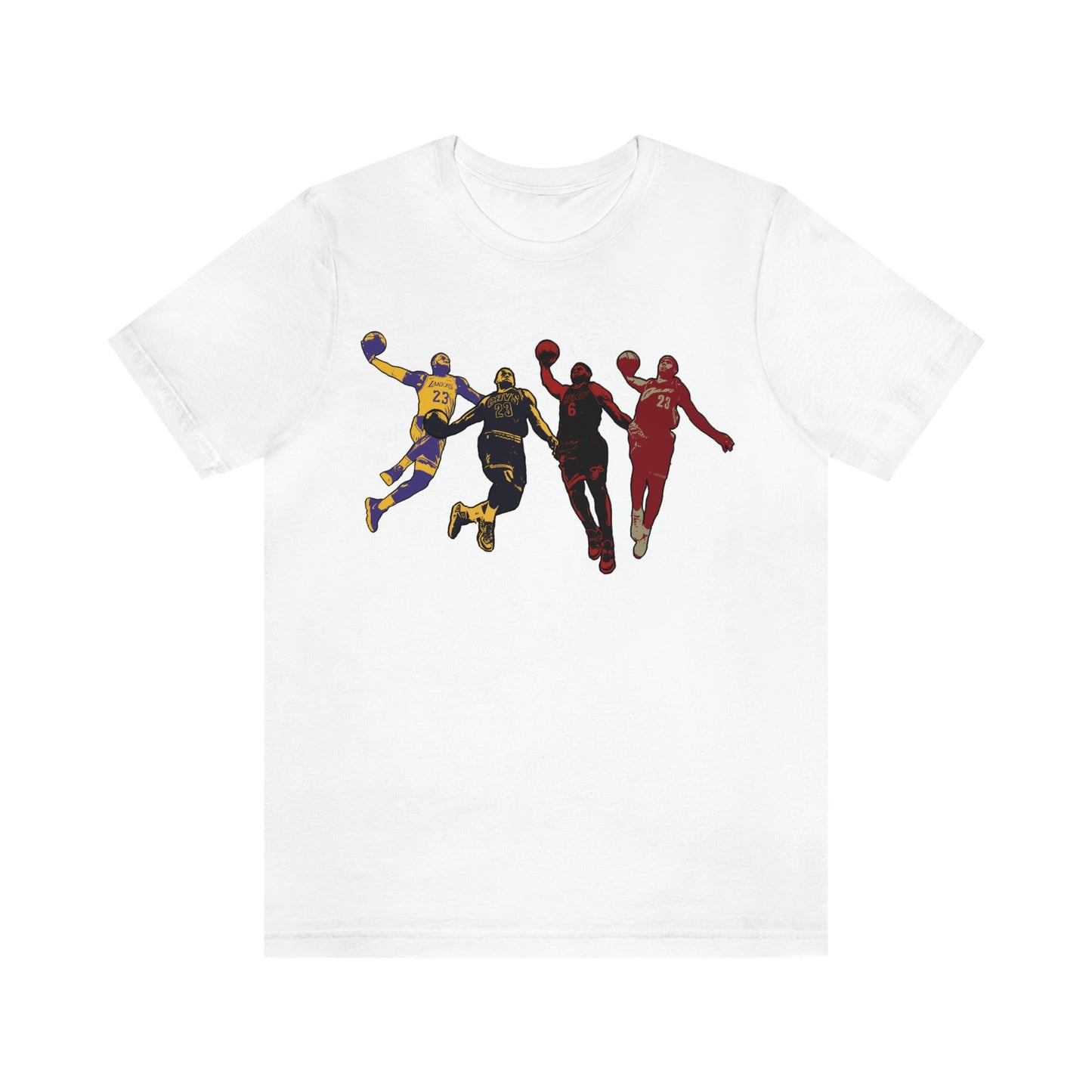 Lebron James T-Shirt (Cleveland Cavaliers, Miami Heat, Los Angeles Lakers)