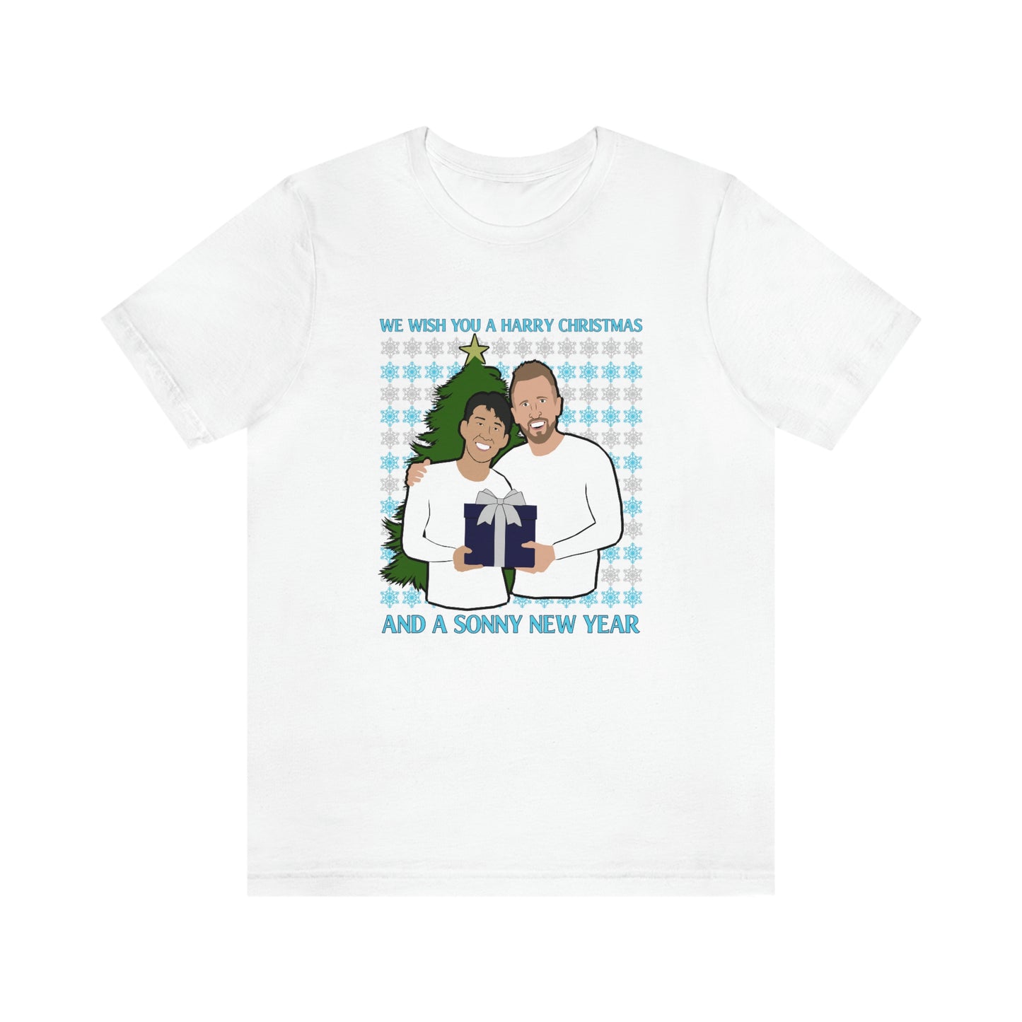 Harry Kane Son Heung-min Tottenham Hotspur Christmas Sweater Style T-Shirt