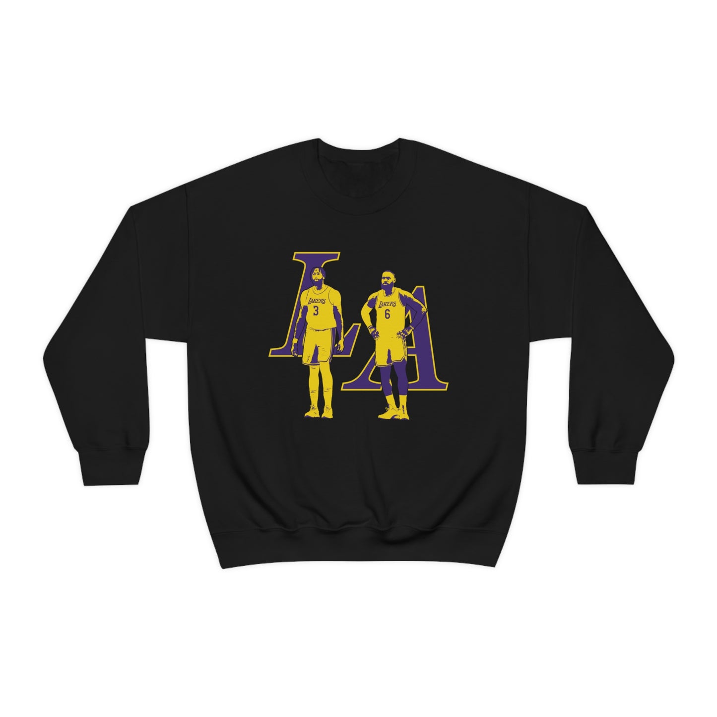 Lebron James Anthony Davis Los Angeles Lakers LA Crewneck Sweatshirt