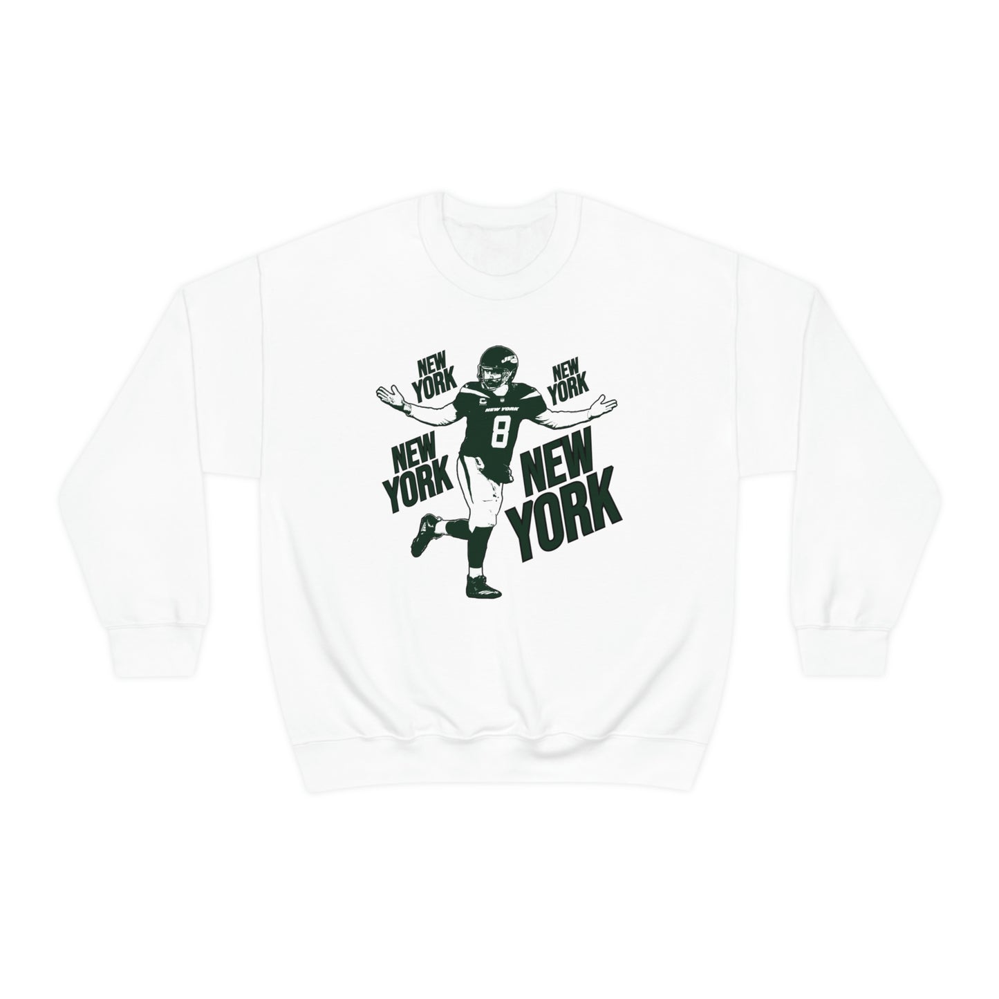 Aaron Rodgers New York Jets Crewneck Sweatshirt